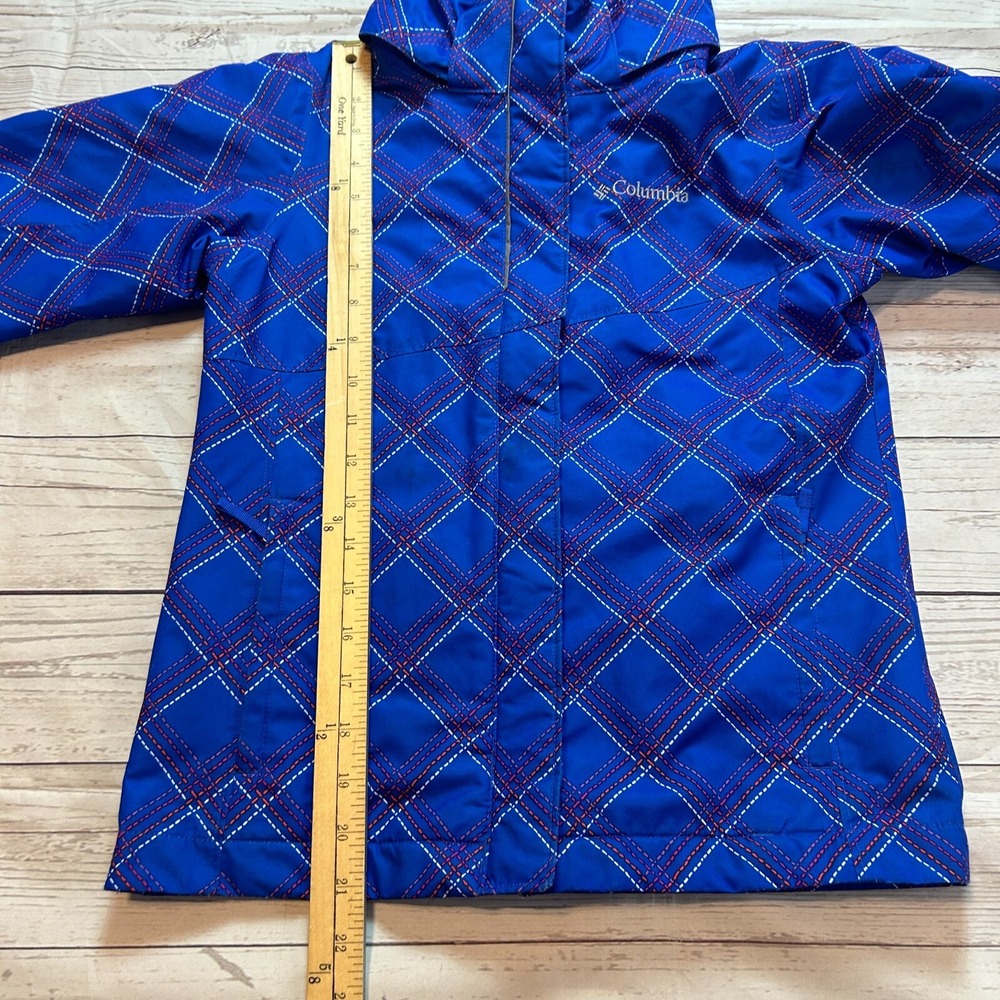 Columbia Jacket‎ Blue Omni-Tech Interchange Full Zip Hooded Youth Girls Size XL - Picture 5 of 11